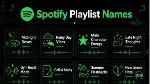 spotify playlist names