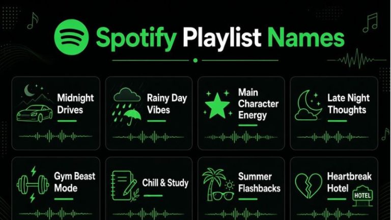 spotify playlist names