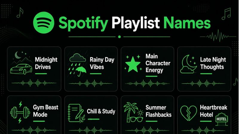 spotify playlist names